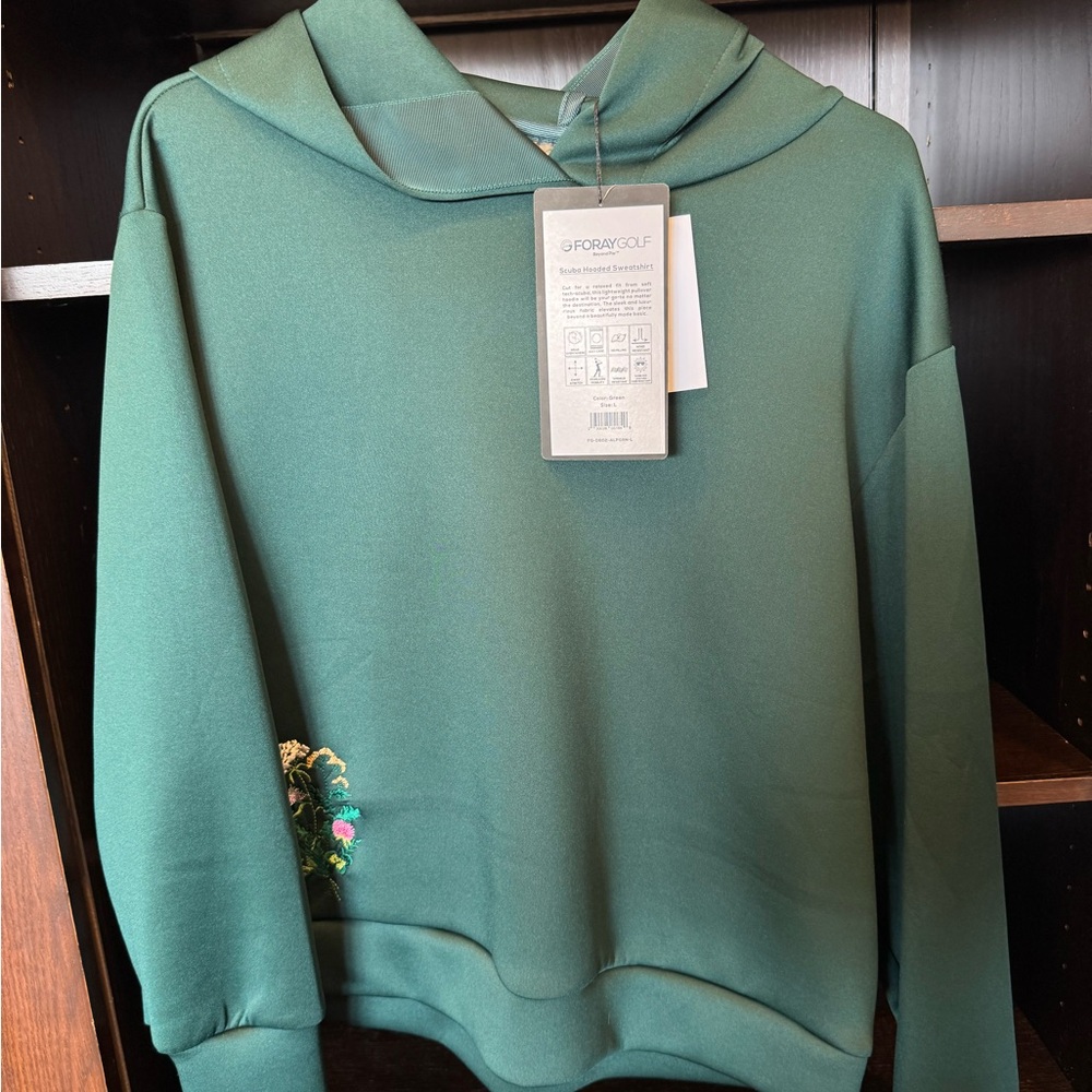 NWT FORAY GOLF SCUBA HOODIE
